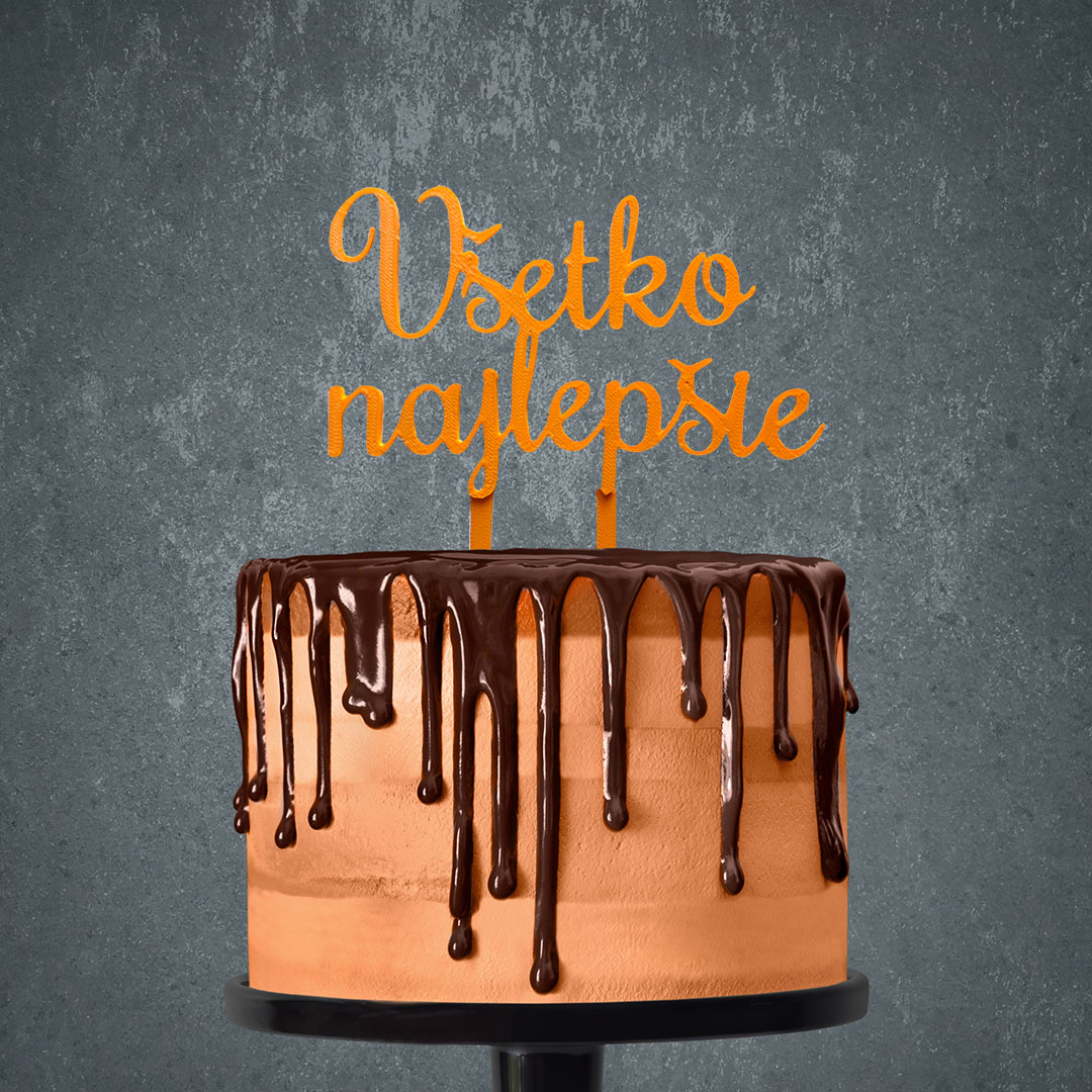 Zápich Všetko najlepšie - štýl 3