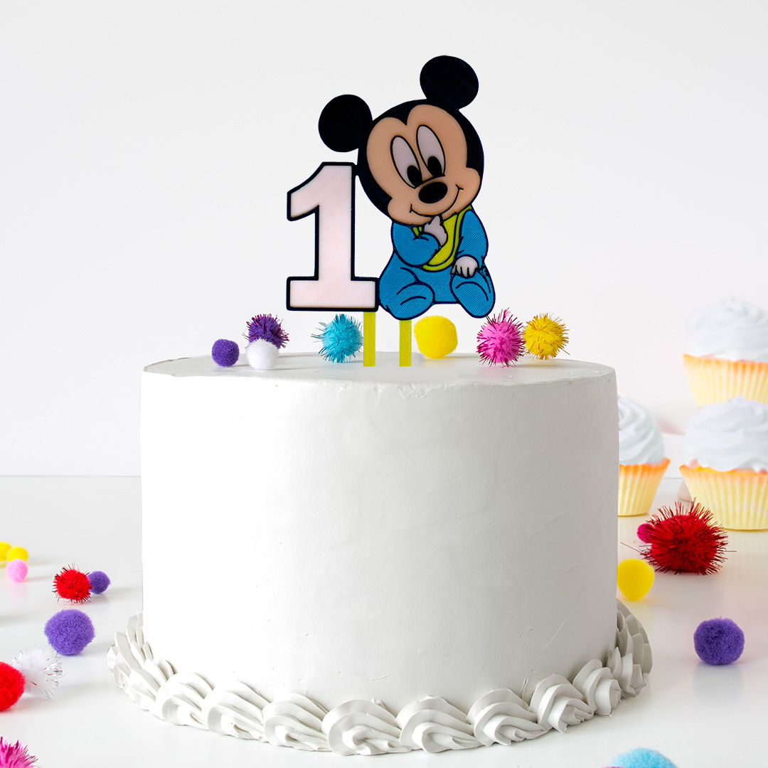 Zápich Baby Mickey s číslom