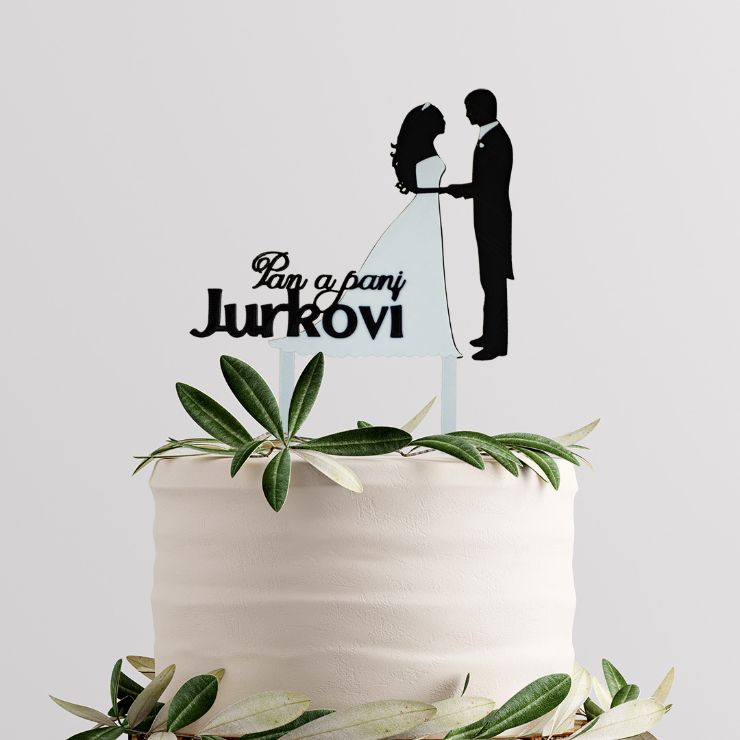 Zápich nevesta a ženích s menom