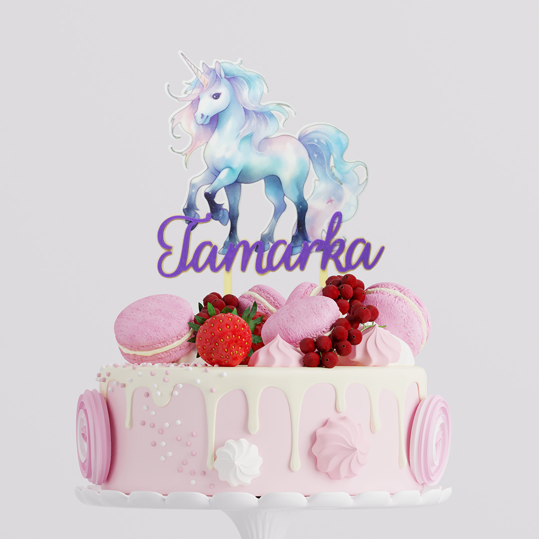 Obrázkový zápich jednorožec