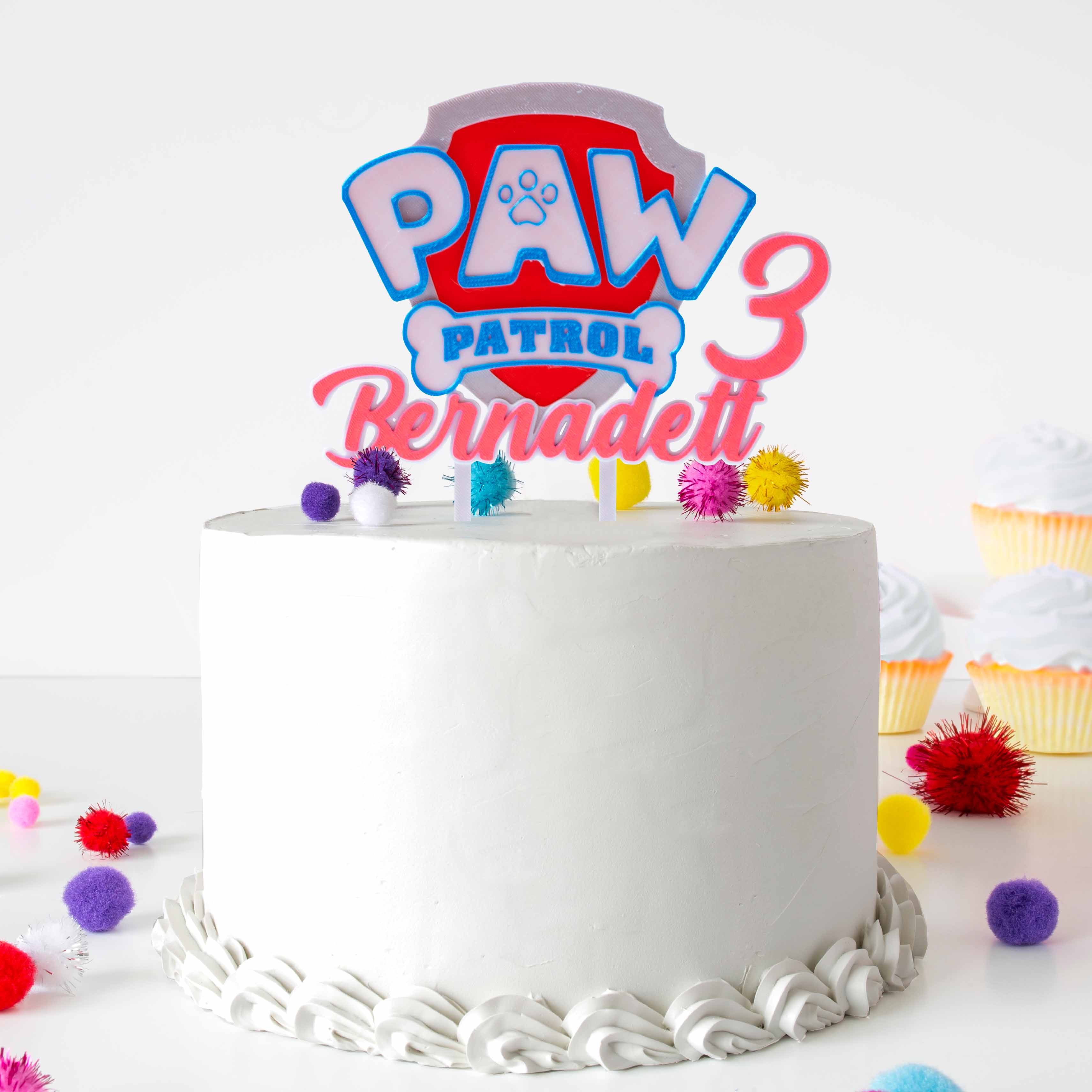 Personalizovaný zápich s logom labková patrola