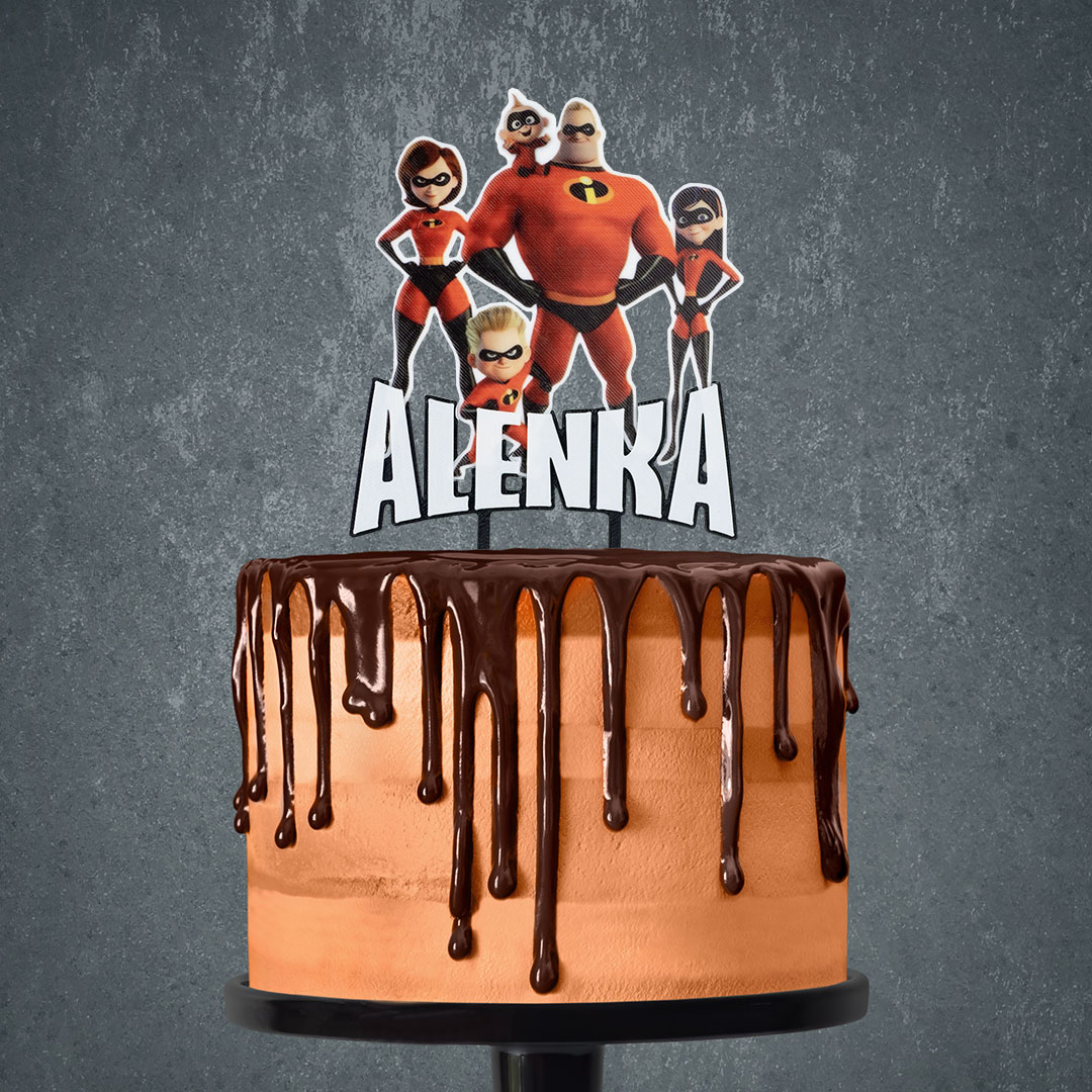 Obrázkový zápich Rodinka úžasných