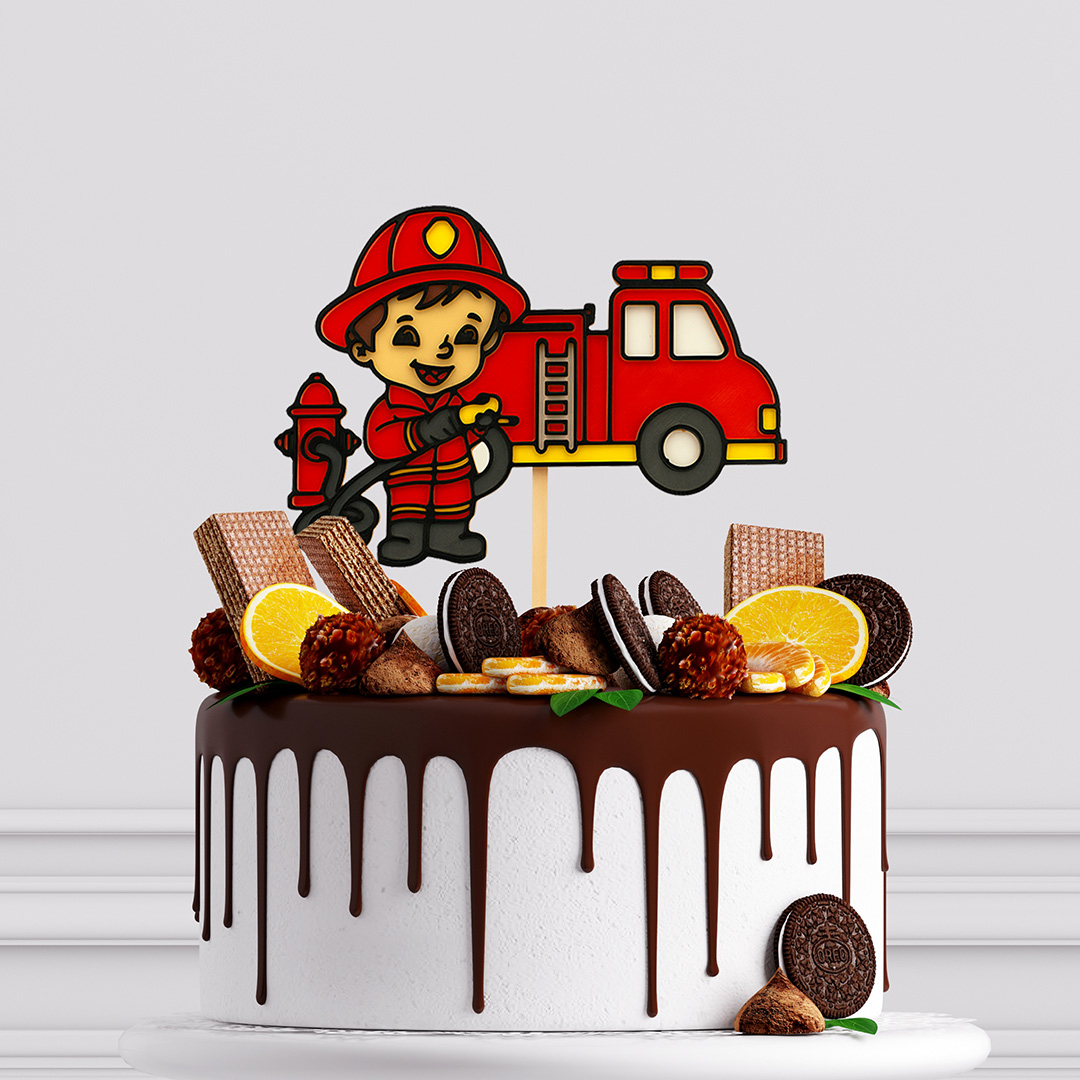 Hasičský zápich na tortu