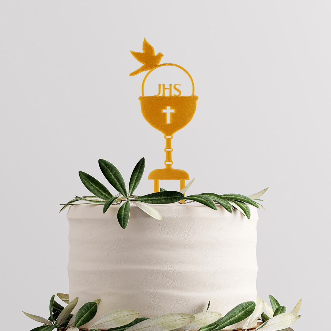 Zápich kalich JHS s holubicou