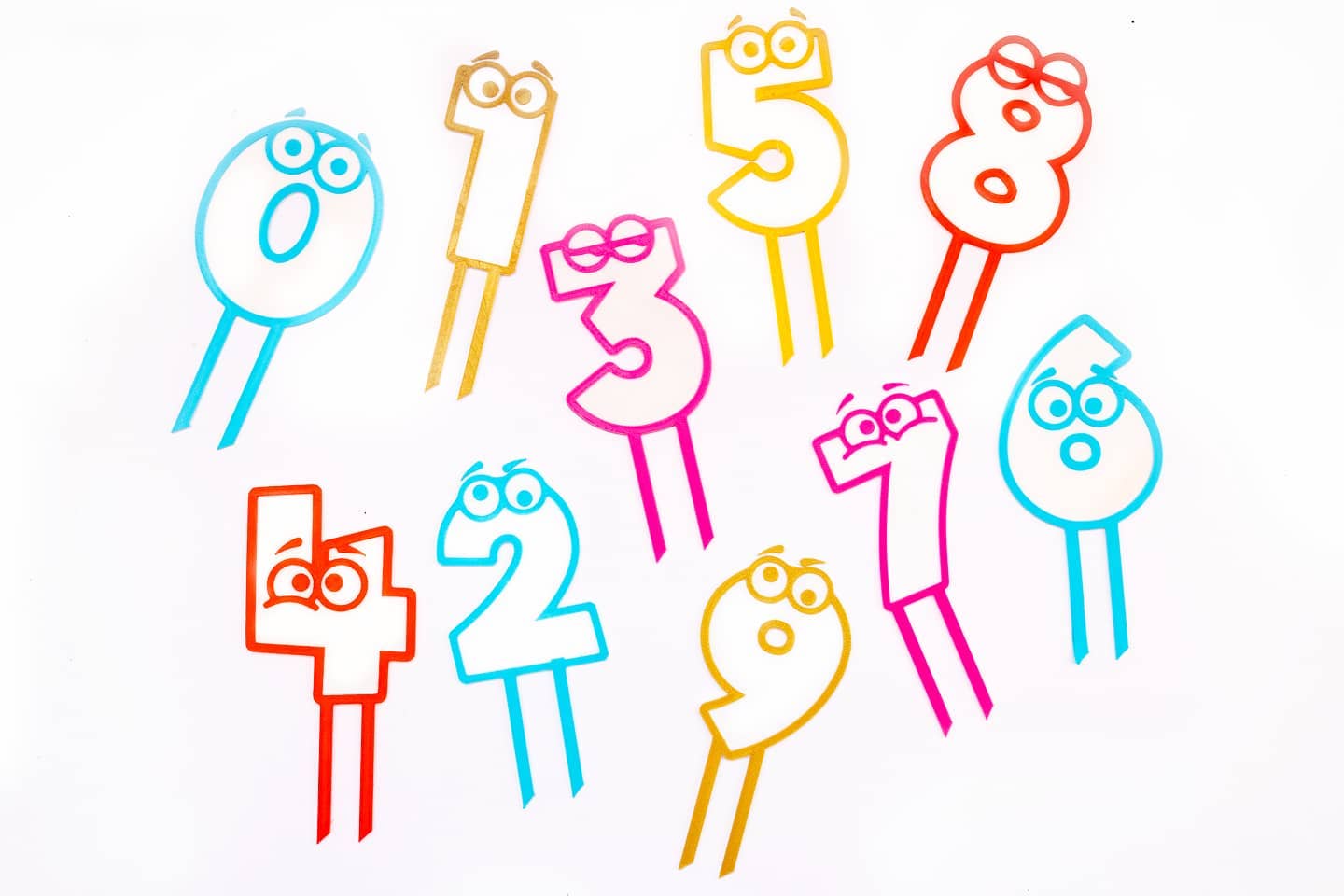 Veselé čísla na tortu