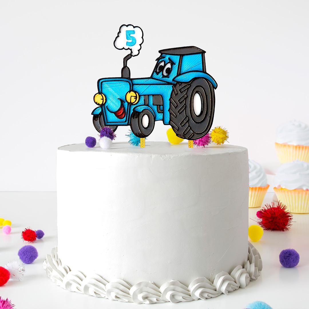 Detský zápich traktor na tortu