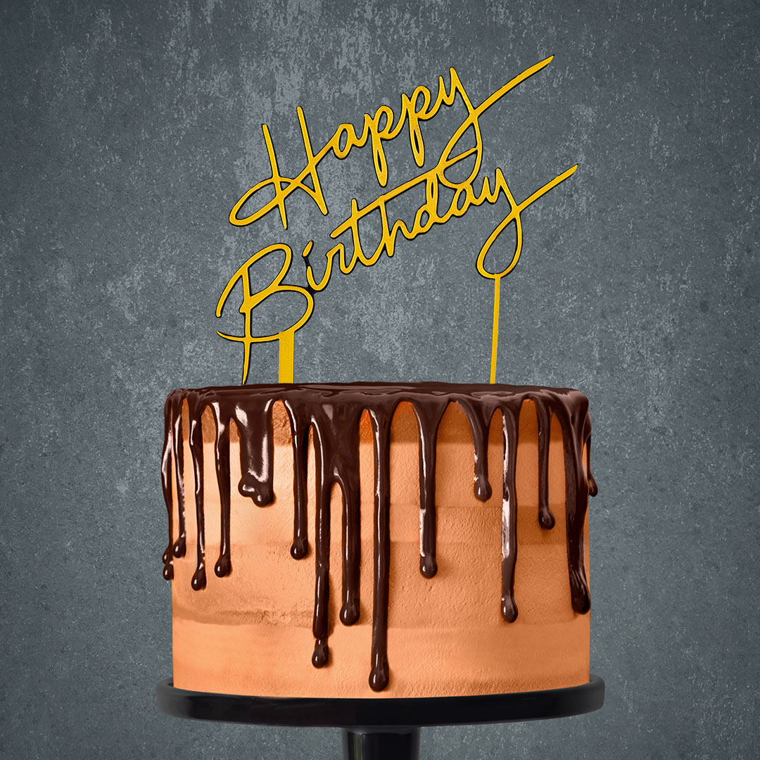 Zápich Happy Birthday - štýl 1