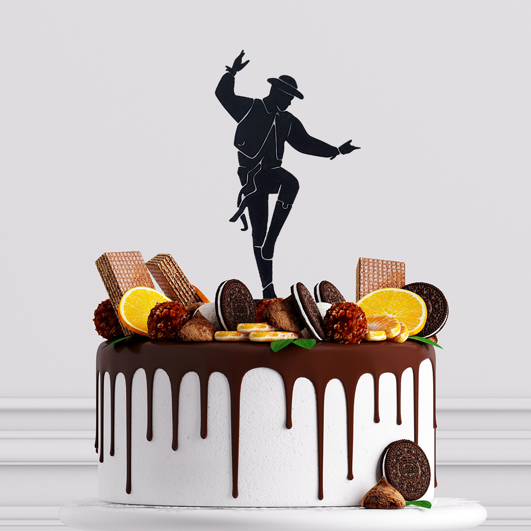 Folklórny zápich - tanečná silueta