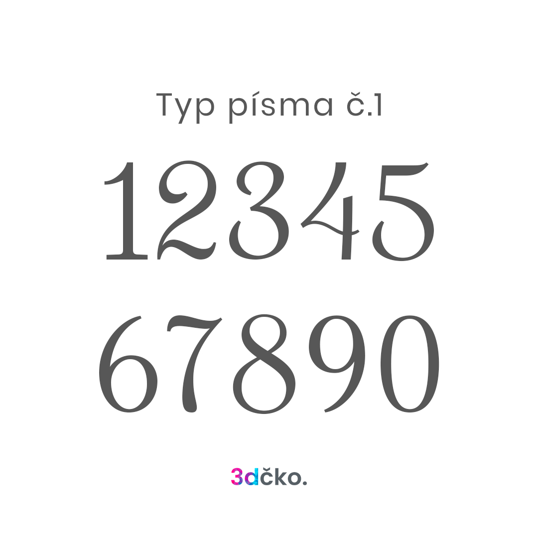 Číslo - typ 1