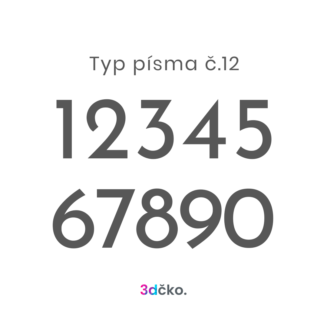 Číslo - typ 12