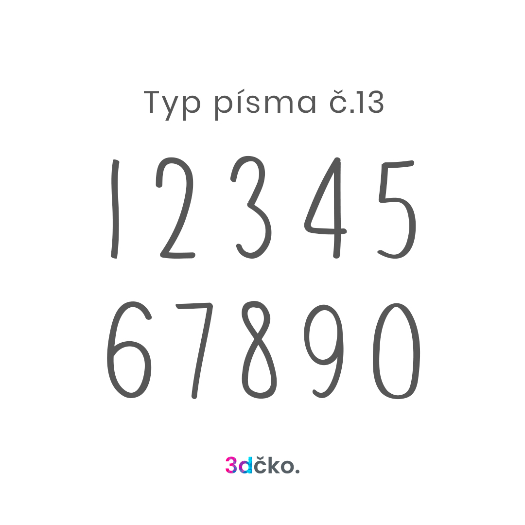 Číslo - typ 13
