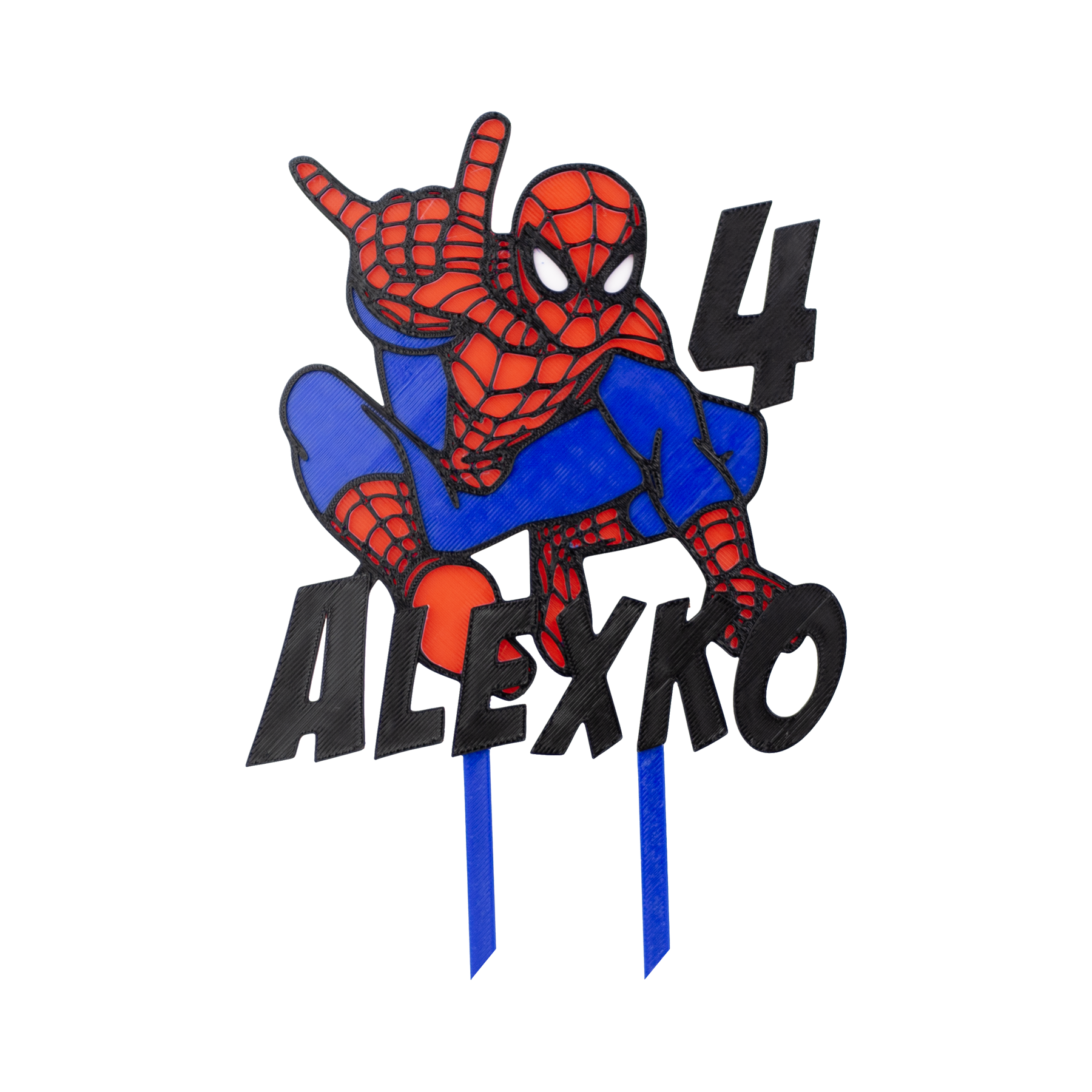 Detský zápich na tortu Spiderman