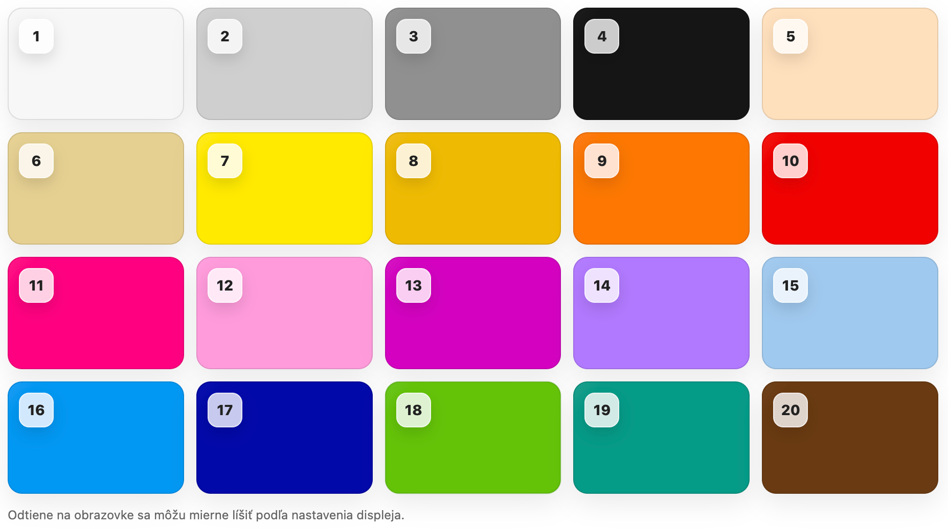 Zápich meno - jednofarebné