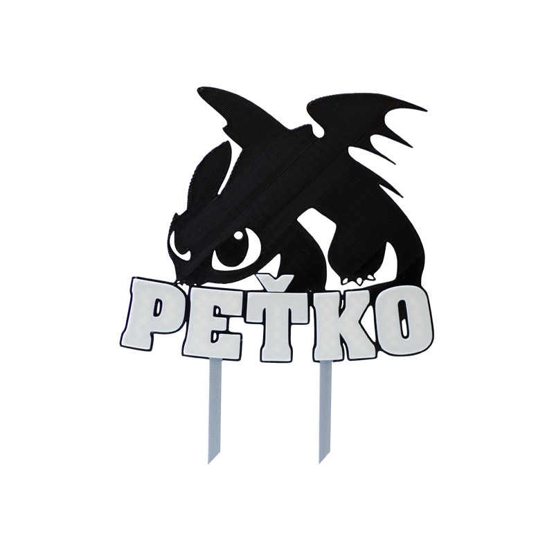 Personalizovaný dračí zápich Bezzubka