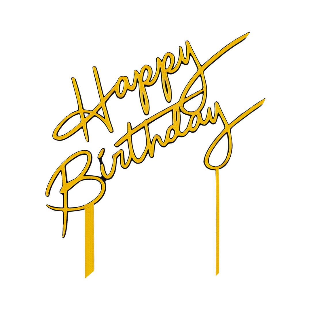 Zápich Happy Birthday - štýl 1
