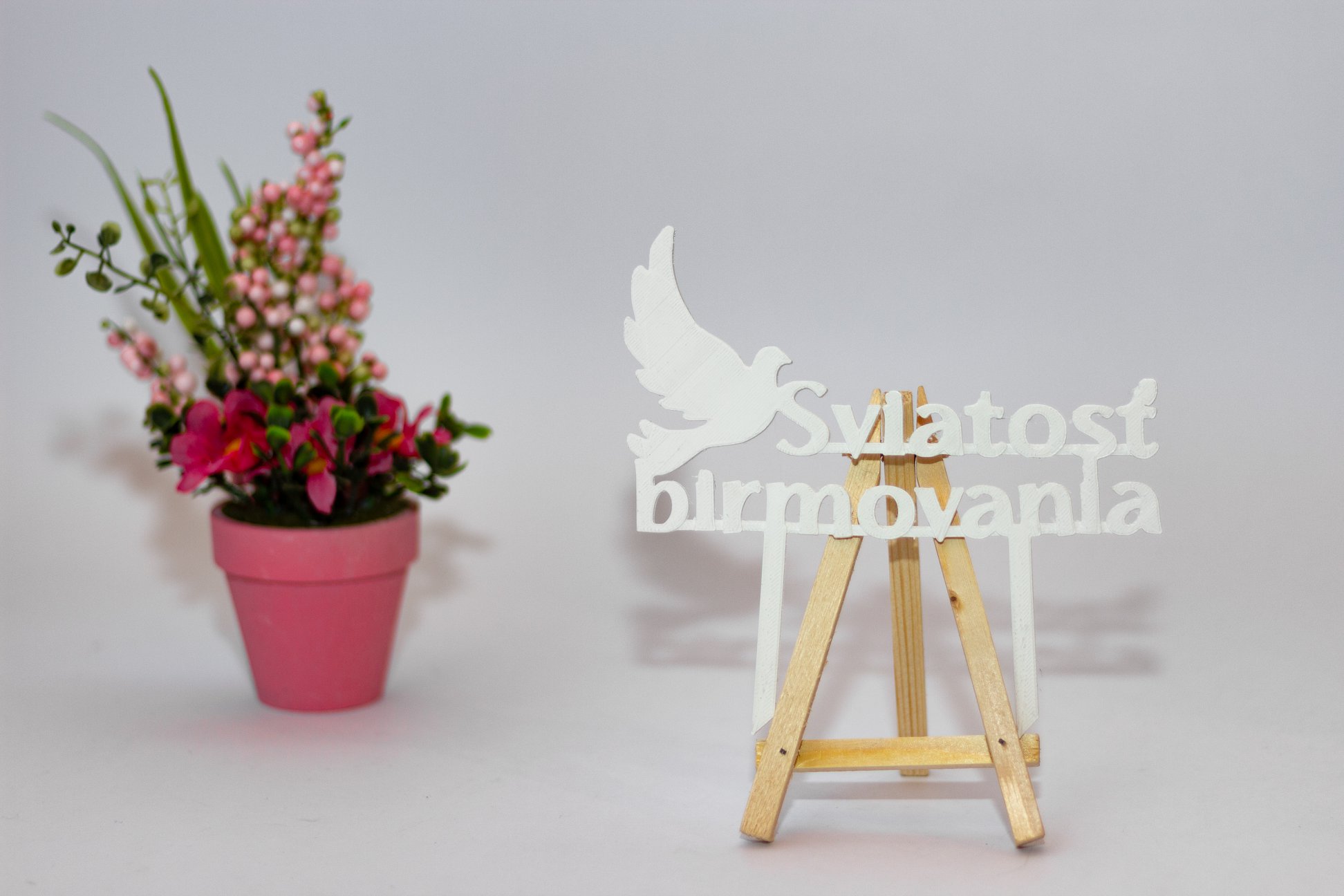 Zápich sviatosť birmovania s holubicou – štýl 1