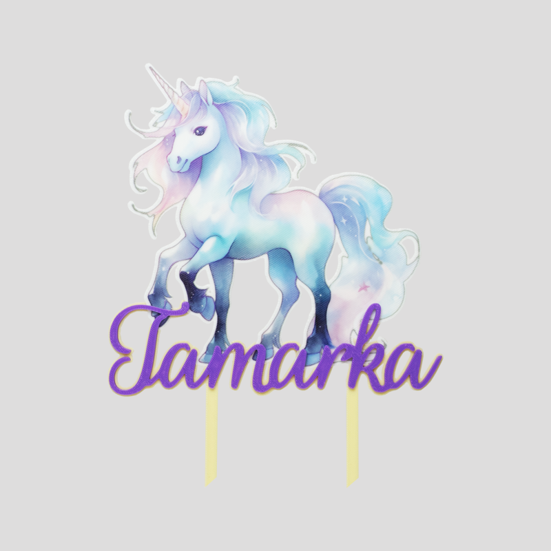 Obrázkový zápich jednorožec