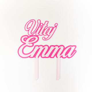 Personalizovaný krstinový zápich - štýl 1